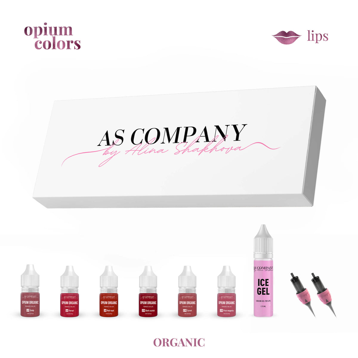 OPIUM COLORS Lip Set, Organic 6 ml