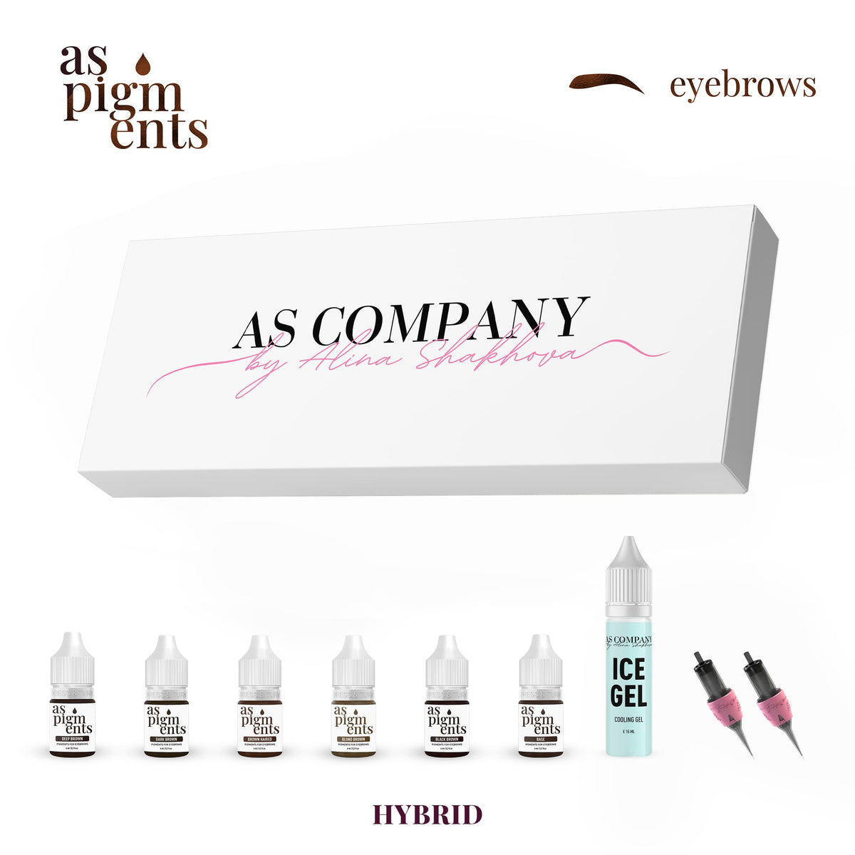 AS PIGMENTS eyebrow set 6 ml