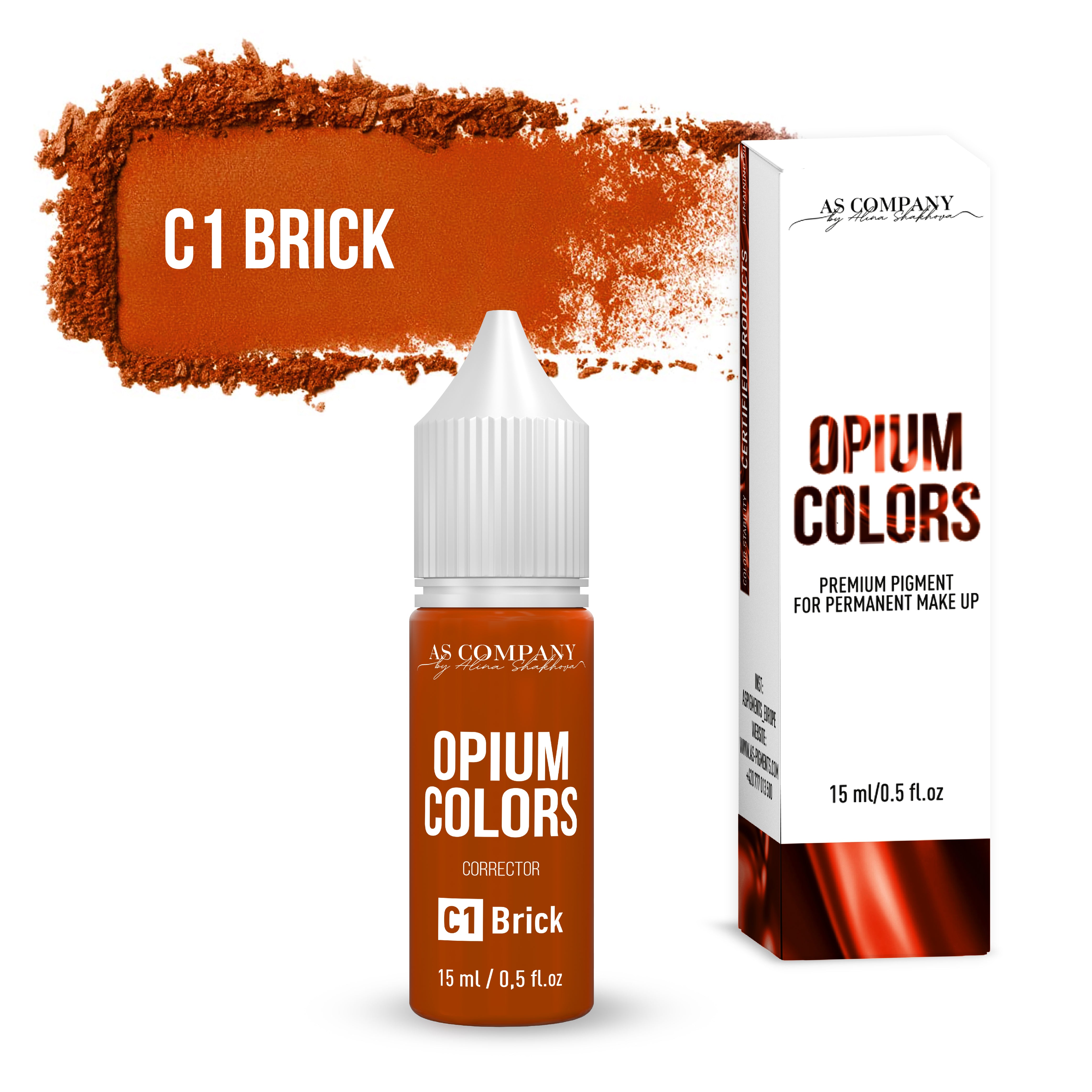 C1-BRICK brow corrector 6ml, 15 ml, (OPIUM COLORS)