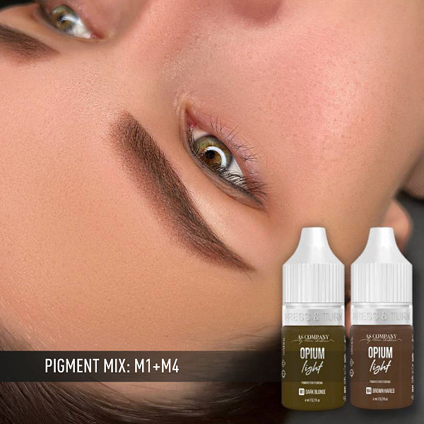 M1 DARK BLONDE mineral eyebrow pigment, 6ml, 15 ml (OPIUM LIGHT) AS-Company™