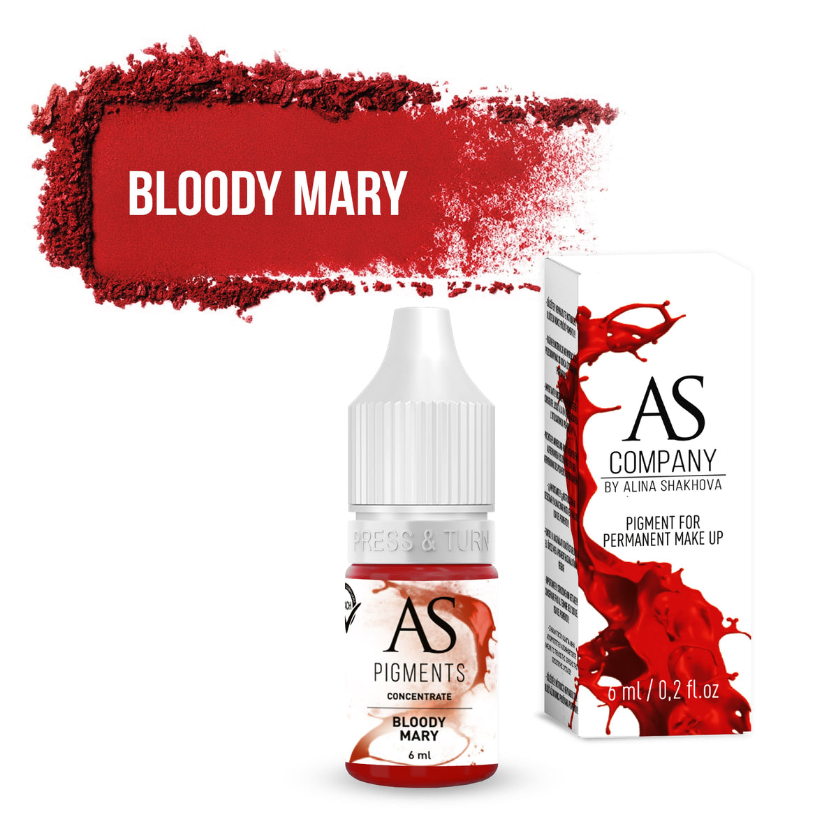 Concentrate bloody mary lip pigment, 6ml, 12ml