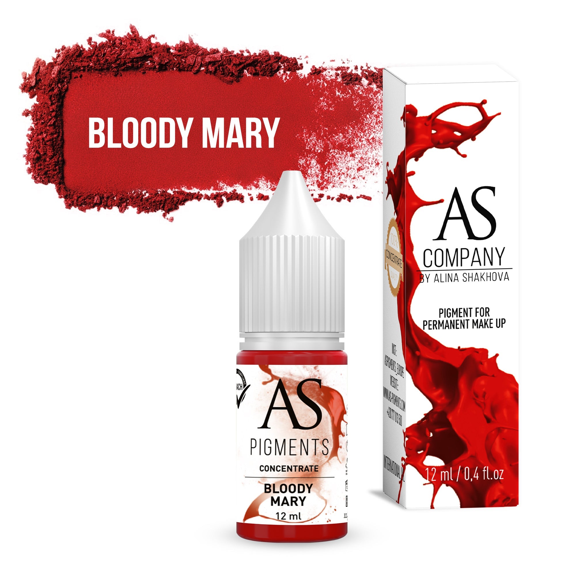 Concentrate bloody mary lip pigment, 6ml, 12ml