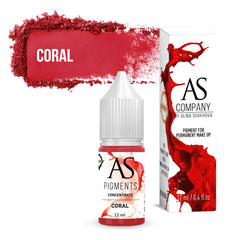 Concentrate coral lip pigment, 6ml, 12ml