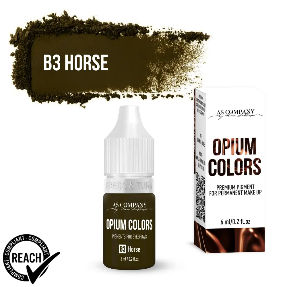 B3-Horse - Pigment Pentru Sprâncene 6 Ml 15Ml (Opium Colors) De