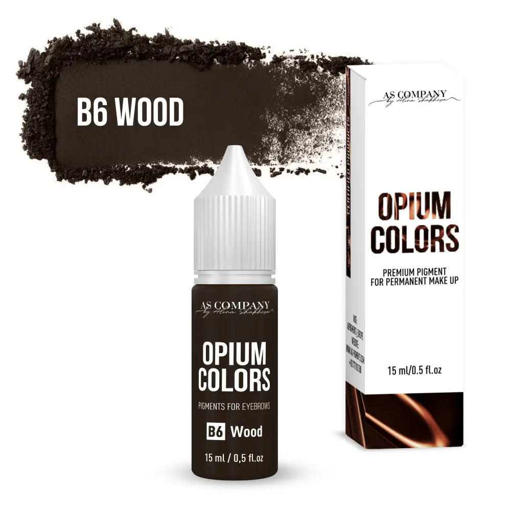 B6-Wood - Pigment Pentru Sprâncene (6Ml 15 Ml Culori Opium) De