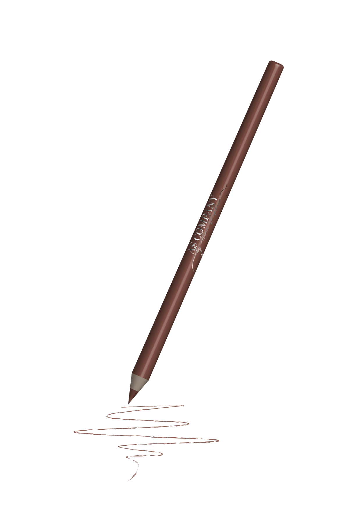 Cosmetic Pencil (Brown haired), AS company