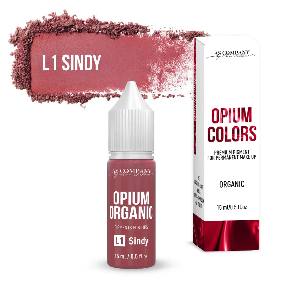 L1-Sindy Organic Lip Pigment De La Opium Colors - Pigment Organic Pentru Buze 6Ml 15Ml Pigment