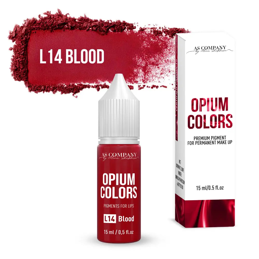 L14 Blood - Pigment Pentru Buze 6 Ml (Opium Colors)