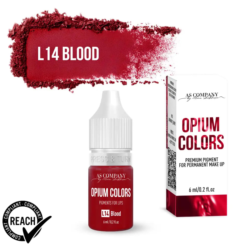 L14 Blood - Pigment Pentru Buze 6 Ml (Opium Colors)