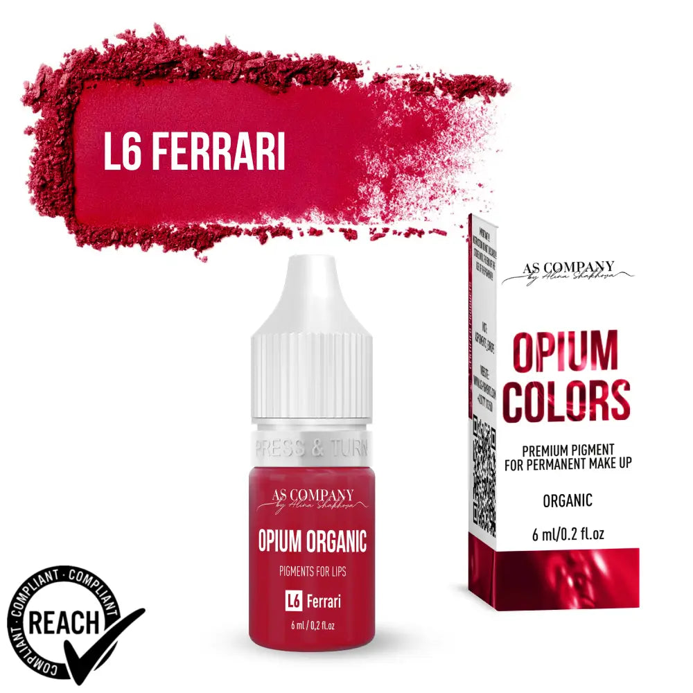 L6 - Pigment Organic Pentru Buze Ferrari 6Ml 15Ml (Culori Opium)