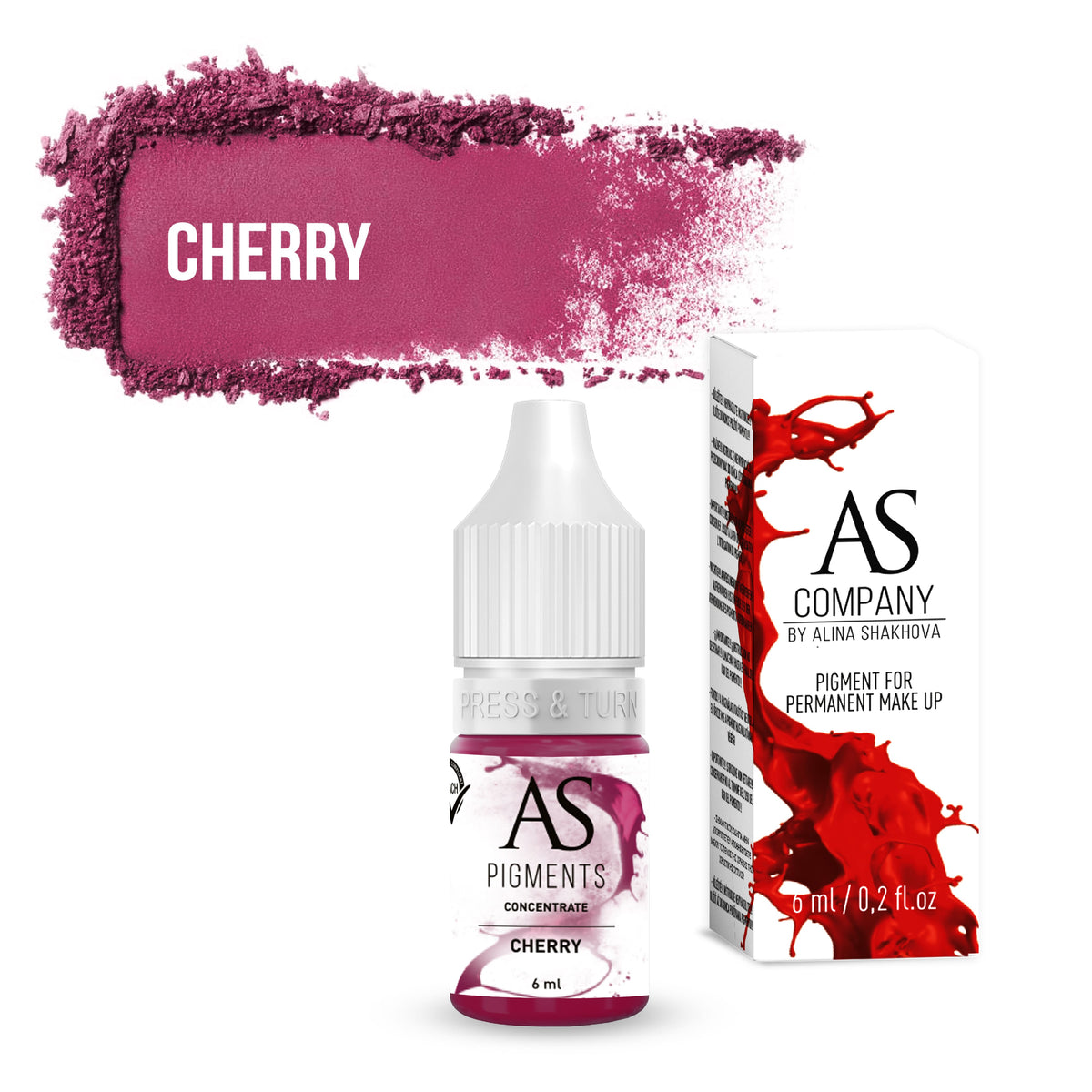 Concentrate cherry lip pigment, 6ml, 12ml