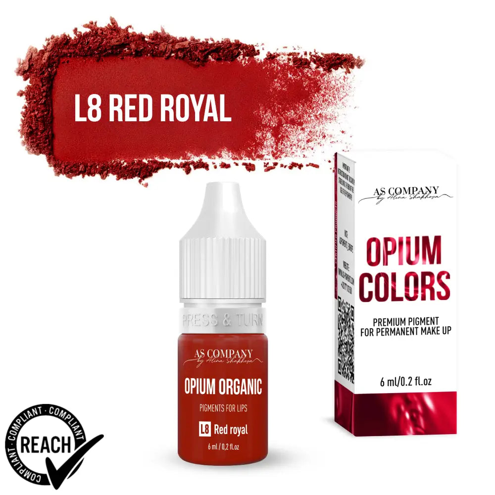 L8 - Pigment Organic Pentru Buze Red Royal 6Ml (Culori Opium)