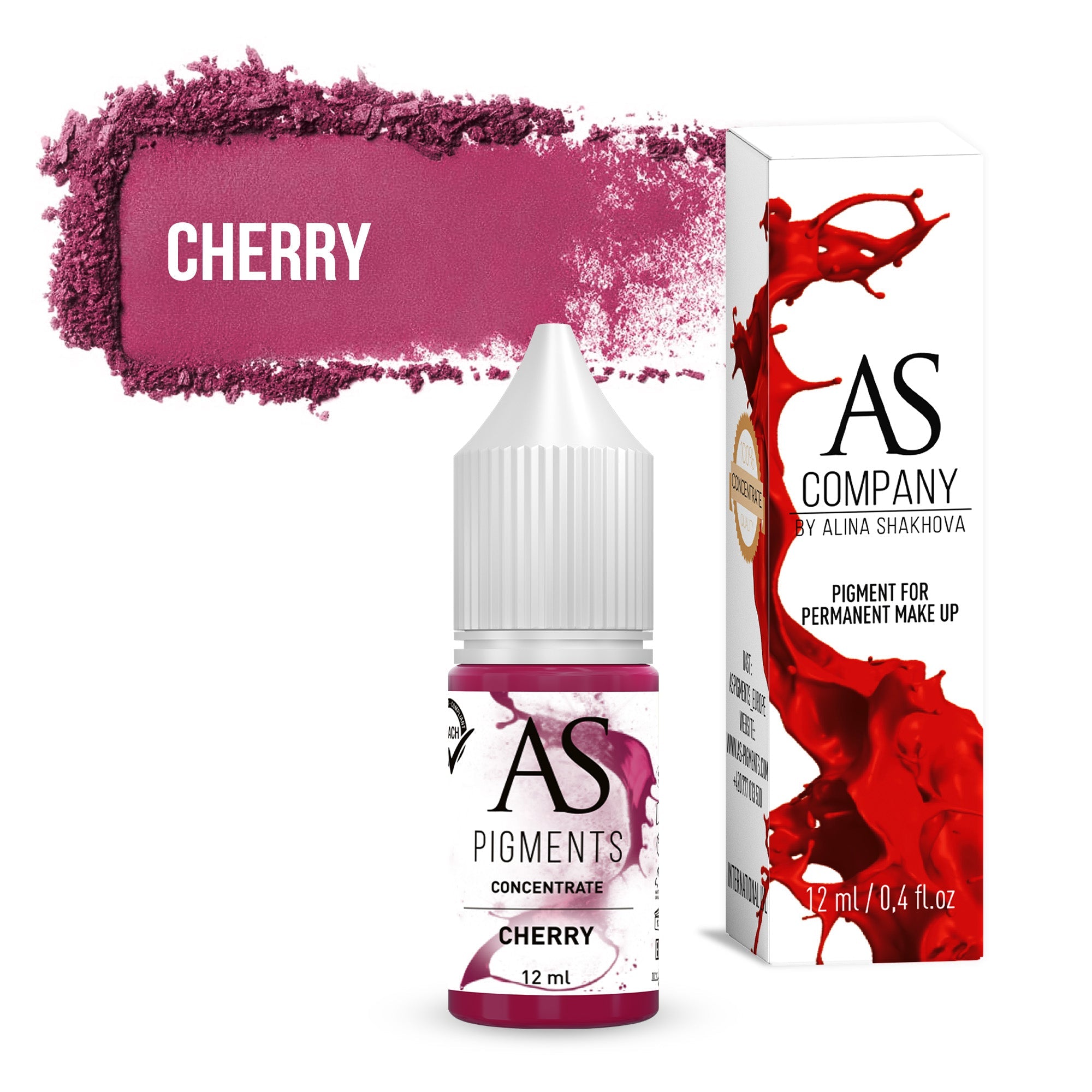 Concentrate cherry lip pigment, 6ml, 12ml